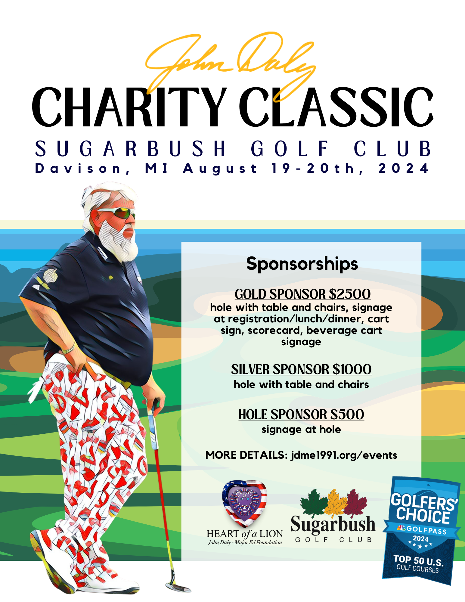 John Daly Charity Classic | Sugarbush Golf Club